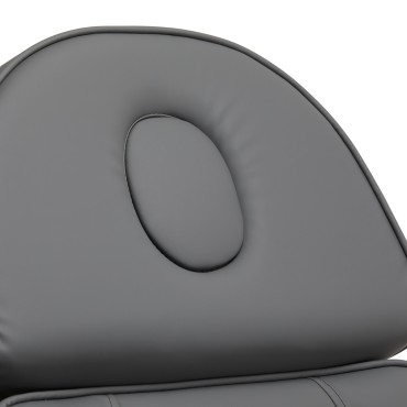 Fauteuil cosmétique électrique SILLON Lux 273b 3 moteurs gris — gros plan dossier