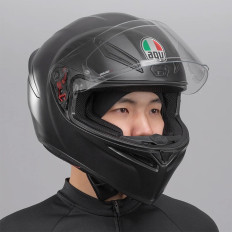 Berretto da bicicletta con casi per occhiali - nero