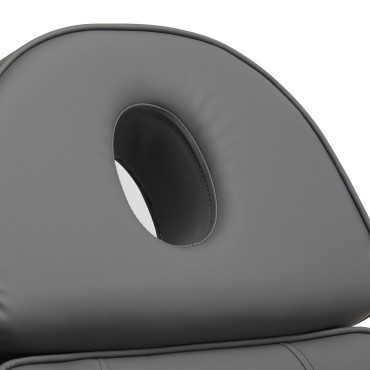 Elektrische cosmetische stoel SILLON Lux 273b 3 motoren grijs — detail rugleuning