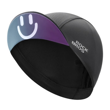 Bicycle Cap Cycling with peak - black