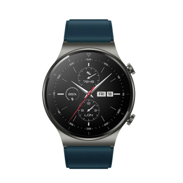 Silikonstropp Huawei Watch GT 2/3/4/2 Pro / 3 Pro / 4 Pro / GT 2E 46mm - Mørkegrønn