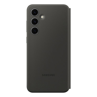 Samsung SMART Zobrazit případ peněženky pro Samsung Galaxy S24 Fe - černá