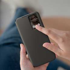 Samsung Smart View Case Plånbok för Samsung Galaxy S24 Fe - Svart