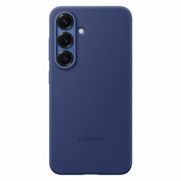 Samsung Silicone Case Case Samsung Silicone Case voor Samsung Galaxy S25 - Blauw