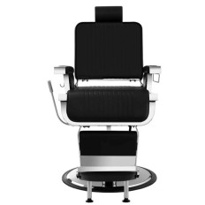Professionel Barber Barber's lænestol med svingfodskammel Luxuria Physa sort