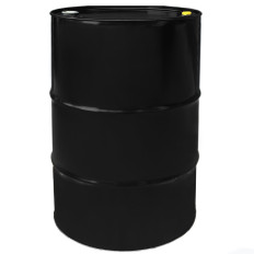 Μεταλλικό χάλυβα βαρέλι Th 216.5L με αυλακώσεις 3/4 και 2 πώματα - μαύρο μίγμα