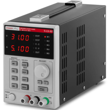 Servisna laboratorijska napajalnik z LED pomnilniško funkcijo 0-30 V 0-10 DC