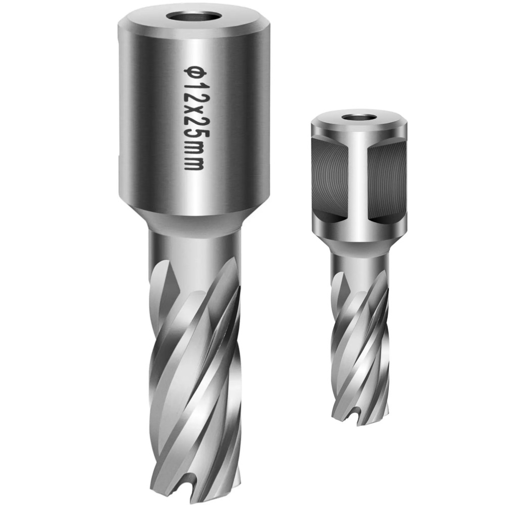 Core Drill M2 tērauda alumīnija vara plastmasas Wed. 12 x 25 mm