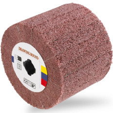 Ritināšanas vārpstas neilona slīpēšana 120 x 100 mm M19 graudainums 80