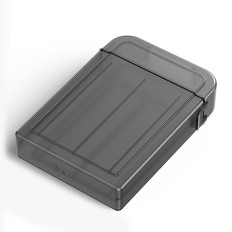 Custodia protettiva PPH-35 per una scatola di dischi da 3,5 '' - traslucida. il grigio