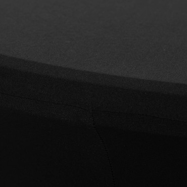 Sofá flexível na mesa do ombro qua. 80 cm preto