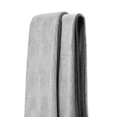 Dvielis, kas izgatavots no mikrošķiedras žāvēšanai mikrošķiedras 40x80cm pelēks