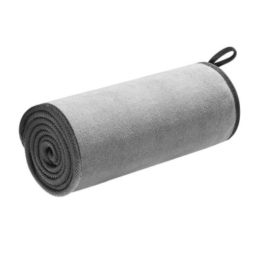 Handduk av mikrofiber för torkning av en mikrofiber 40x80cm grå