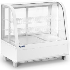 Site de exposição vitrificada 3 níveis 100 l - branco