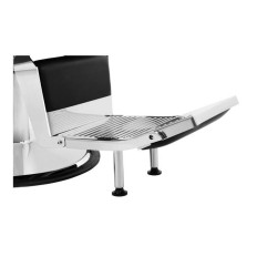 Sillón profesional de barbero de barbero con un saqueo giratorio LUXURIA Physa negro