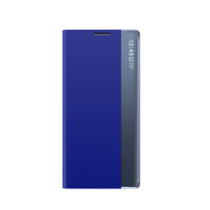 Couverture de cas avec rabat et support pour Xiaomi Redmi Note 12 Pro + Nouveau Case de veille Bleu