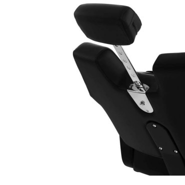 Ein professioneller Barber-Barber-Sitz mit einem drehenden Schwingkreis Physa Schwarz