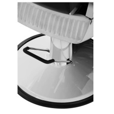Professionele Barber Barber's fauteuil met een zwenkbare voetenbank Luxuria Physa zwart
