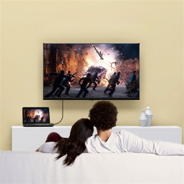 Kábel DisplayPort HDR 3D 4K 1M čierny kábel