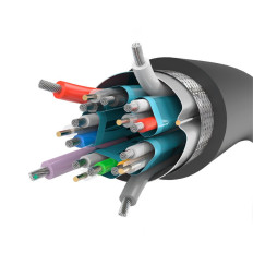 Kábel DisplayPort HDR 3D 4K 1M čierny kábel