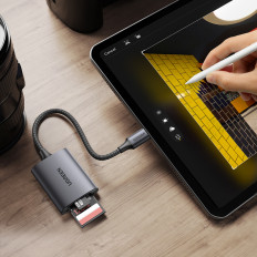 SD MicroSD MMC TF USB-C 5GB / SD-kortleser