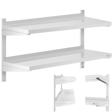 Wall-sealing catering shelf...