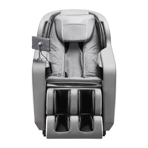 Sakura Comfort Plus 806 massage chair gray — front view