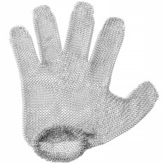 Protective protective glove with steel grid FIX size L