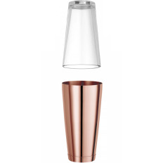 Boston Shaker for drinker Cocktail 0.8 L - kobber