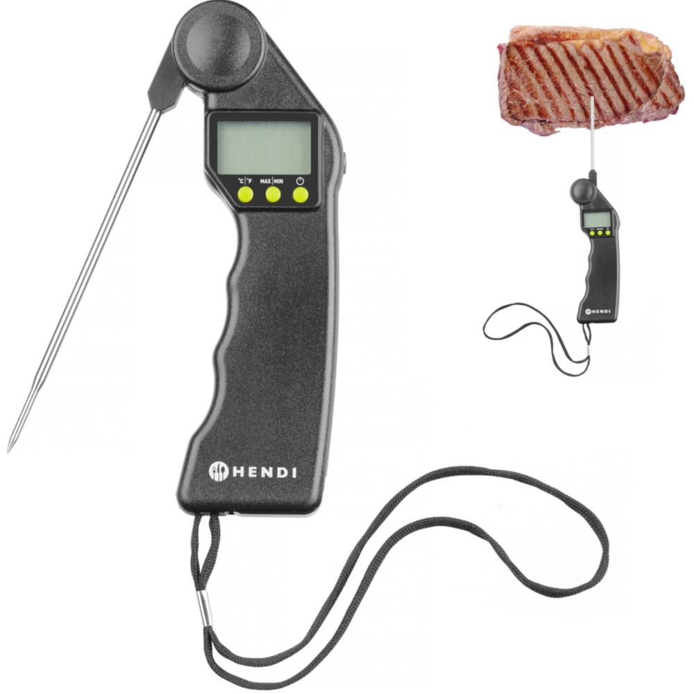Skaitmeninis gastronominis termometras su probe -50-300C