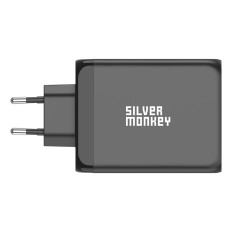 Snažni utovarivač GAN 200W 3XUSB-C PD USB-a QC 3.0 crni