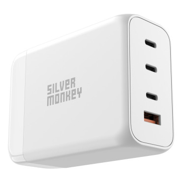 Strong GAN 200W Sieťová nabíjačka s 3xusb-C PD PD USB-A QC 3.0 Biela kábel