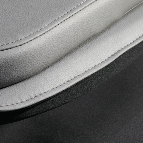 Sakura Comfort Plus 806 massagestol grå — nærbillede af sæde