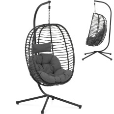 Armchair hanging basket garden swing up to 150 kg