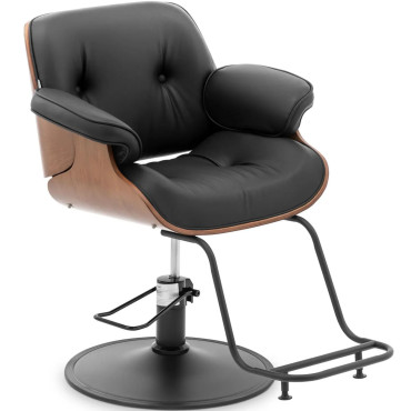 Barber's frizieris ar Phys Filey's Footstool - Black