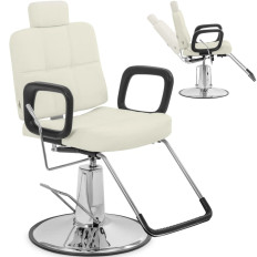 Friseur von Barberski mit Kopfstütze und Fußhocker Physa Keswick - Beige