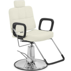 Friseur von Barberski mit Kopfstütze und Fußhocker Physa Keswick - Beige