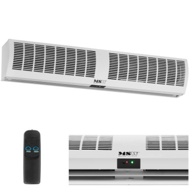 Električni grelec z elektronskimi zavesami z daljinskim upravljalnikom 1510 m3 / H 190 W