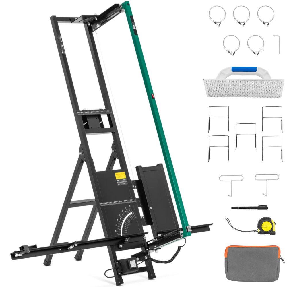 Máquina para cortar o isopor com um comprimento de 1350 mm de comprimento. 330 mm 200 w
