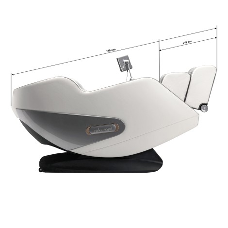 Fauteuil de massage Sakura Comfort Plus 806 gris — vue latérale