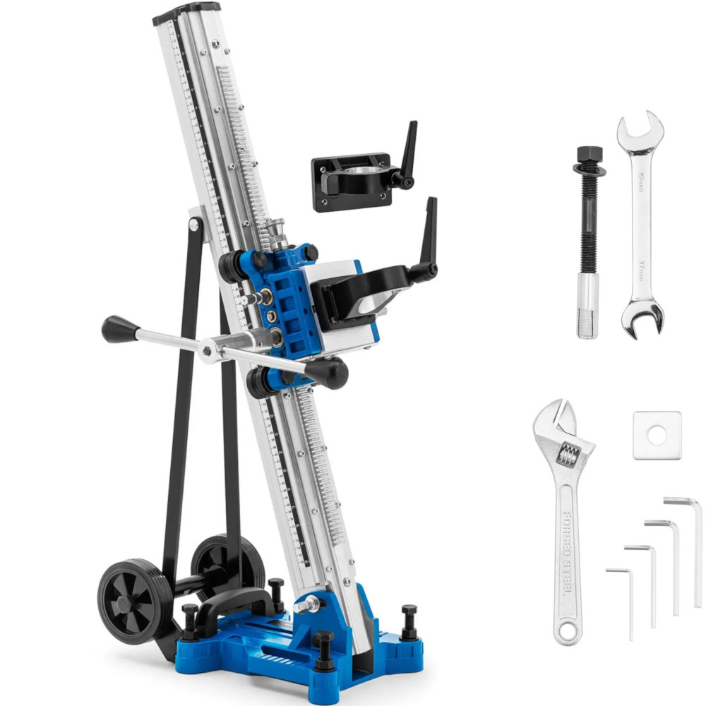 Stativ steht für Bohrmaschine auf Rädern zum Mi. 350 mm 0-45 Grad