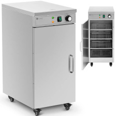 Guarda-roupa de aquecimento para rodas em rodas até 60 pratos com qua. 29 cm 600 W