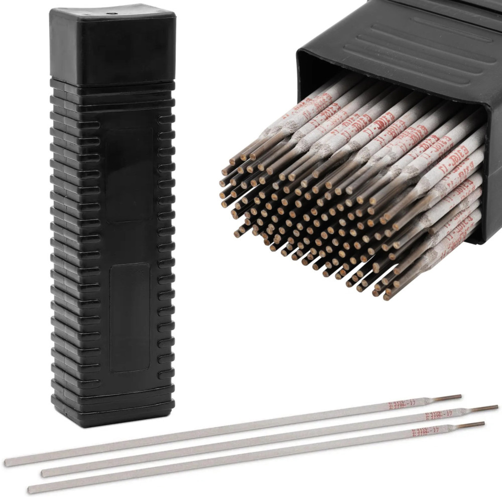 Hegesztési elektródák E316L-17 az AISI 316/317 stal számára. 3,25 x 350 mm - 5 kg-os készlet