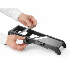 Japanische Mandoline zum Zerkleinern von Obstgemüse Hendi Samurai 0,5 - 9 mm