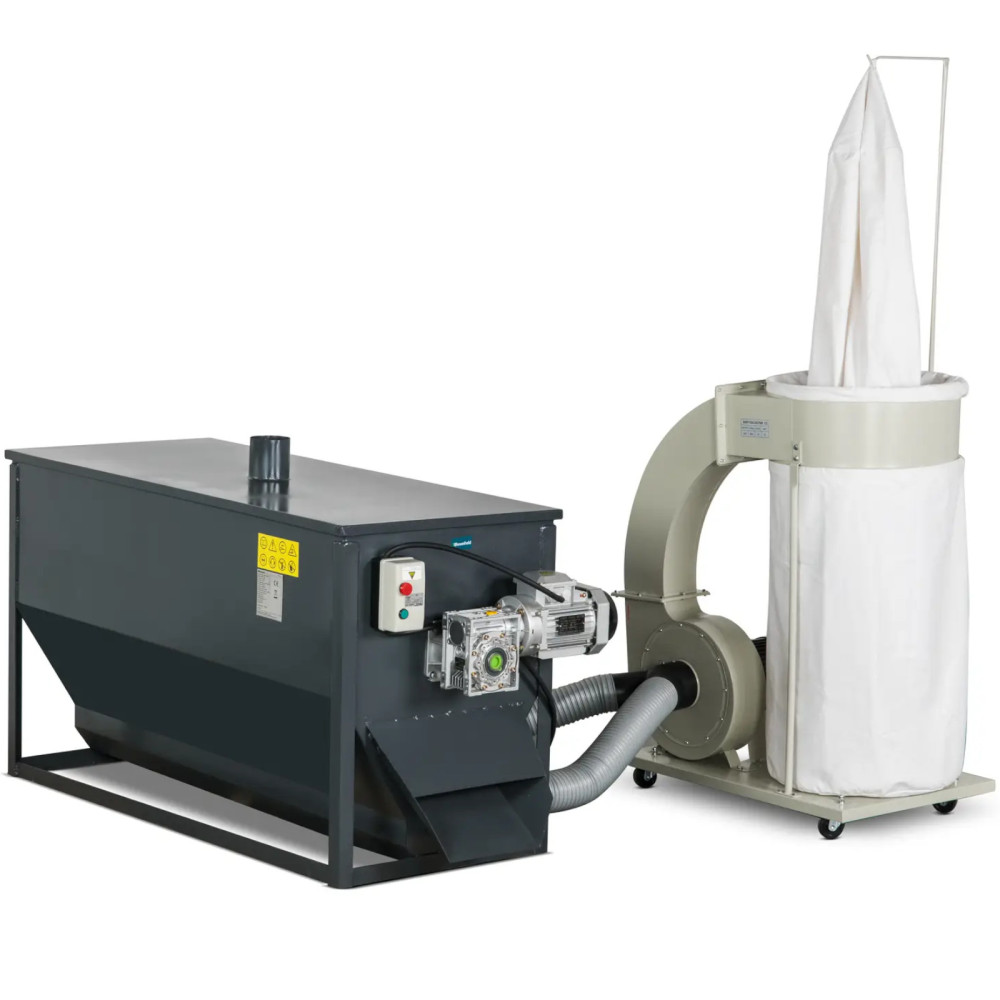 Geladeira para abaixar a temperatura do pellet até 300 kg / h 400 V 1500 W