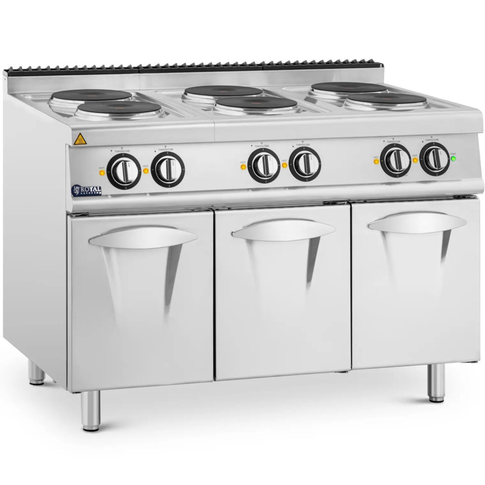 Cozinha elétrica isolada com armário 6 caixas de aquecimento 15,6 kw 400 V