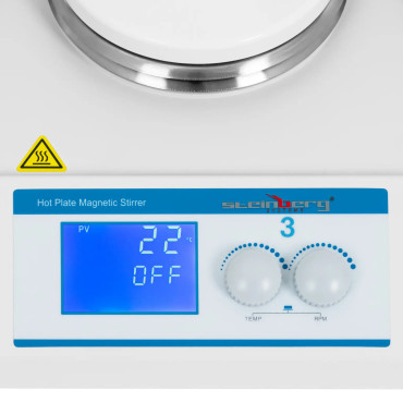 Magnetic Laboratory Stirrer med uppvärmning 4 Disc 4x 2 L till 2000 rpm