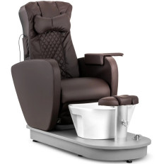 Cosmetische zitplaatsen voor pedicure met elektrische douchetray Bogota - bruin
