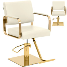 Kapper's kapper. Cosmetisch met een voetenbank Physa OTLEY - CREAM GOUD