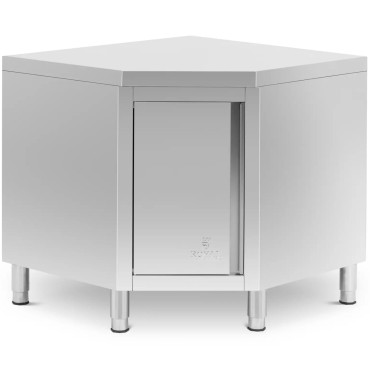 Hjørneskab Steel 90 x 90 cm